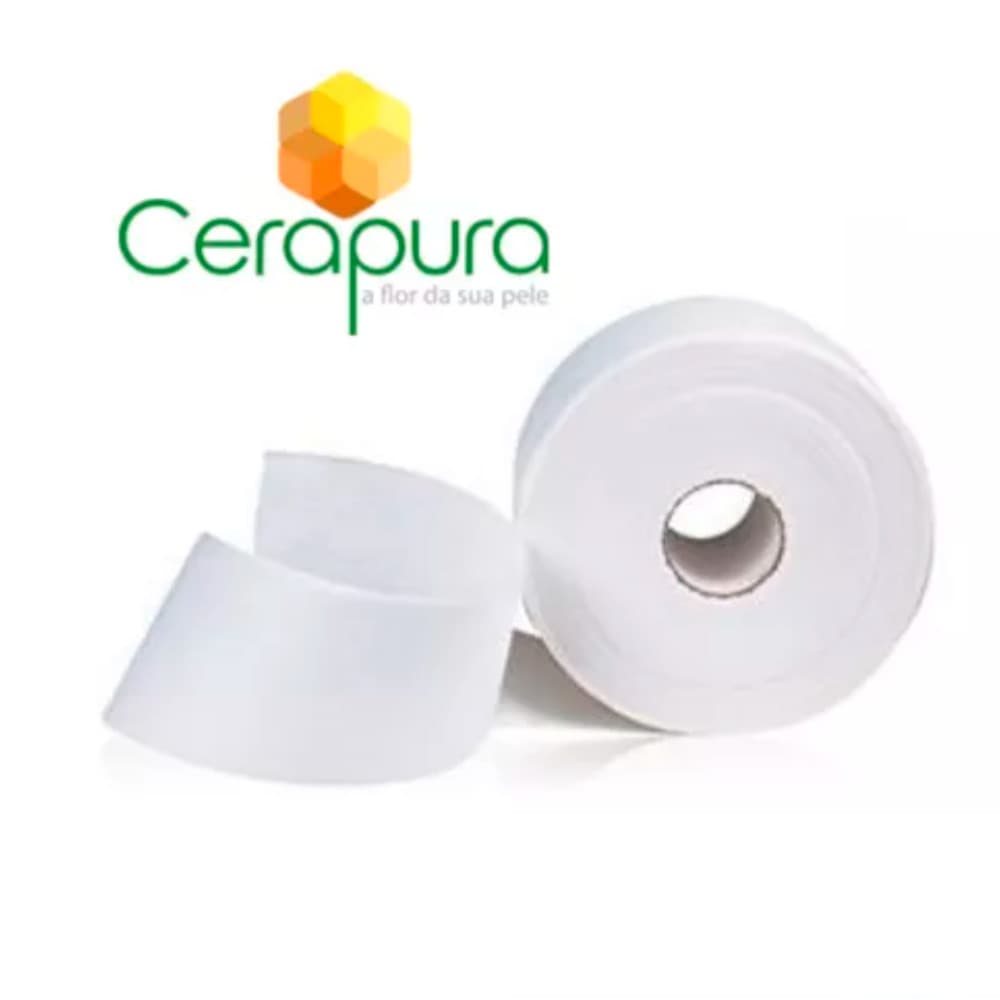 Papel Lenço Para Depilação Falso Tecido Tnt Rolo 7,2cm X 50m
