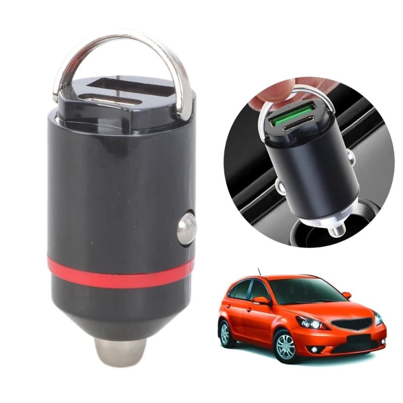 Li * USB C Carregadores Carro Para Adaptador Isqueiros Carregamento Rápido Carregador 2 Portas