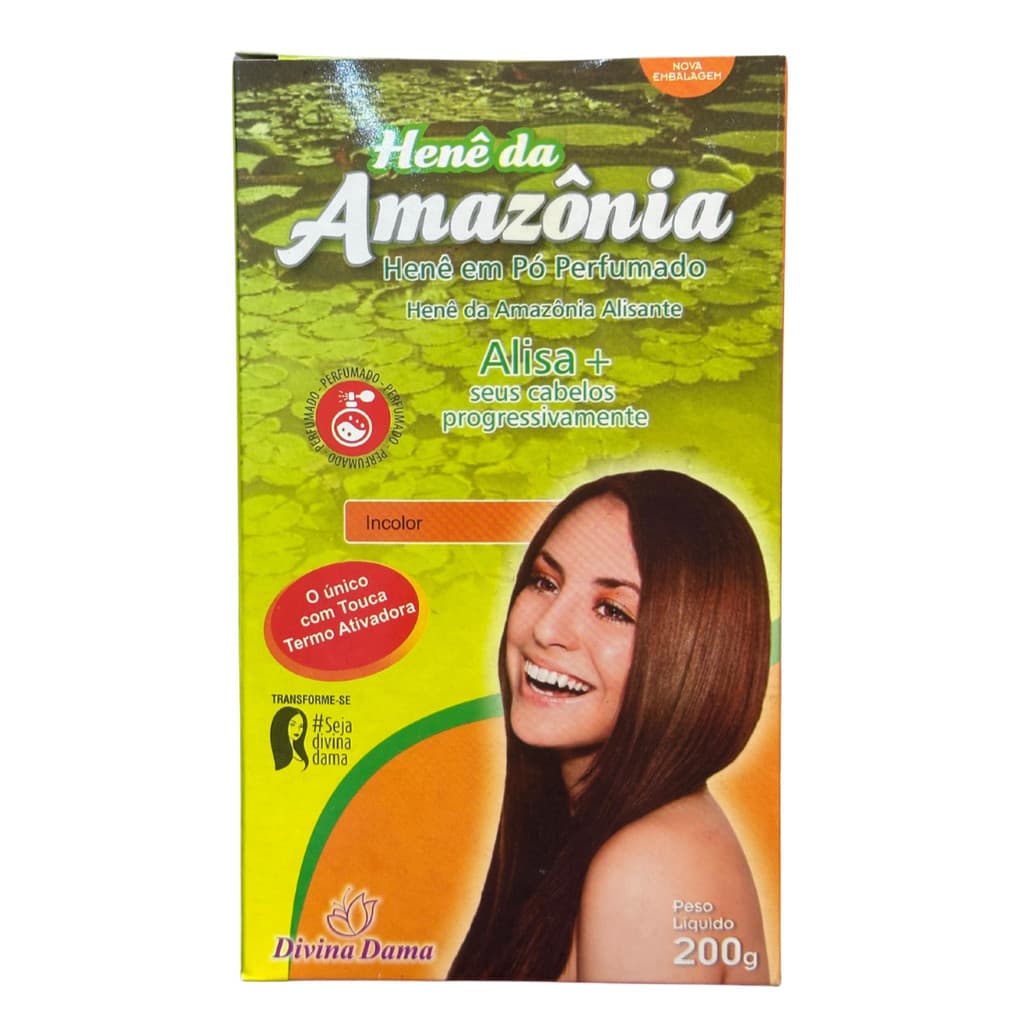 Henê Da Amazônia Em Pó Incolor 200g