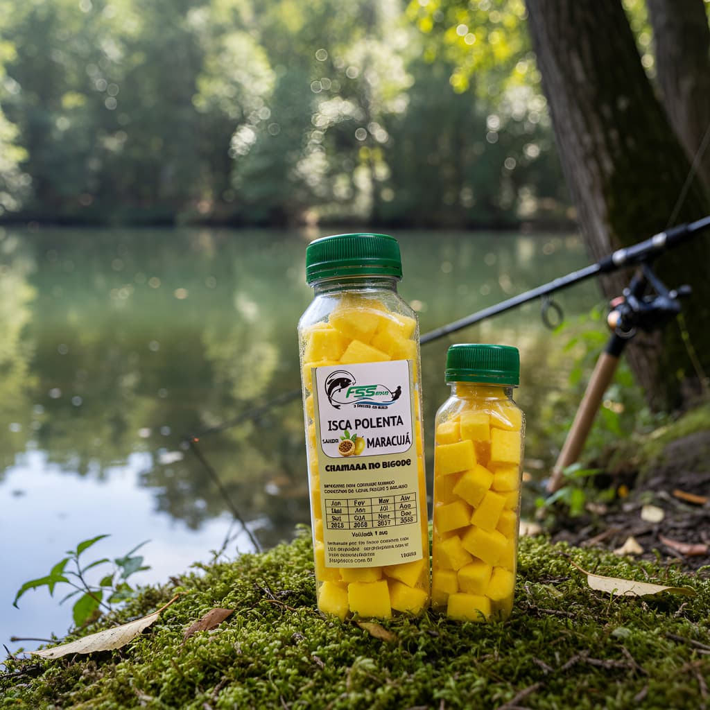 Isca Para Pesca Polentinha Polenta Fsspesca Matadeira - - Maracujá