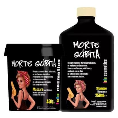 Kit Lola Cosmetics Morte Súbita Shampoo 250ml + Máscara 450gr