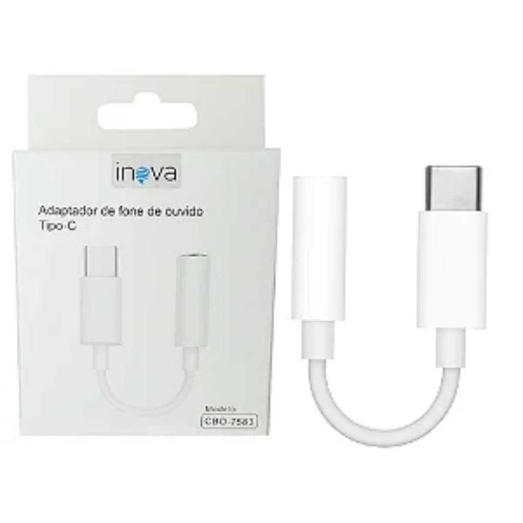 Adaptador Usb Tipo C Para P2 Fone de Ouvido  Compatível Samsung S10 S20 S2 Inova
