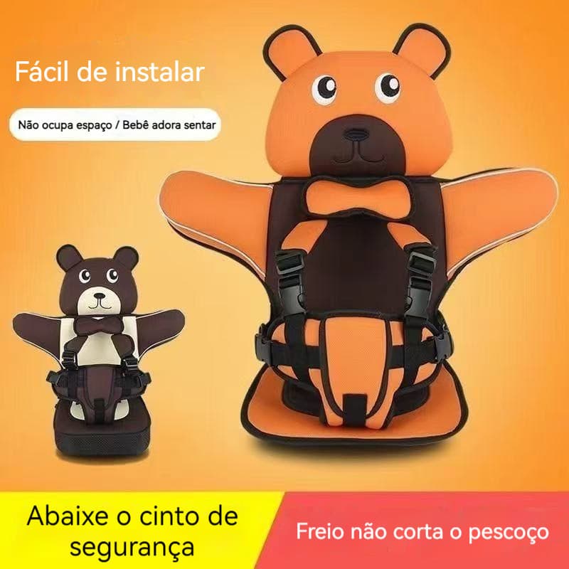 Almofada de assento de carro Cadeira de Segurança Simples E Portátil Para Crianças , Bebês de 6 Meses A 12 Anos de Idade