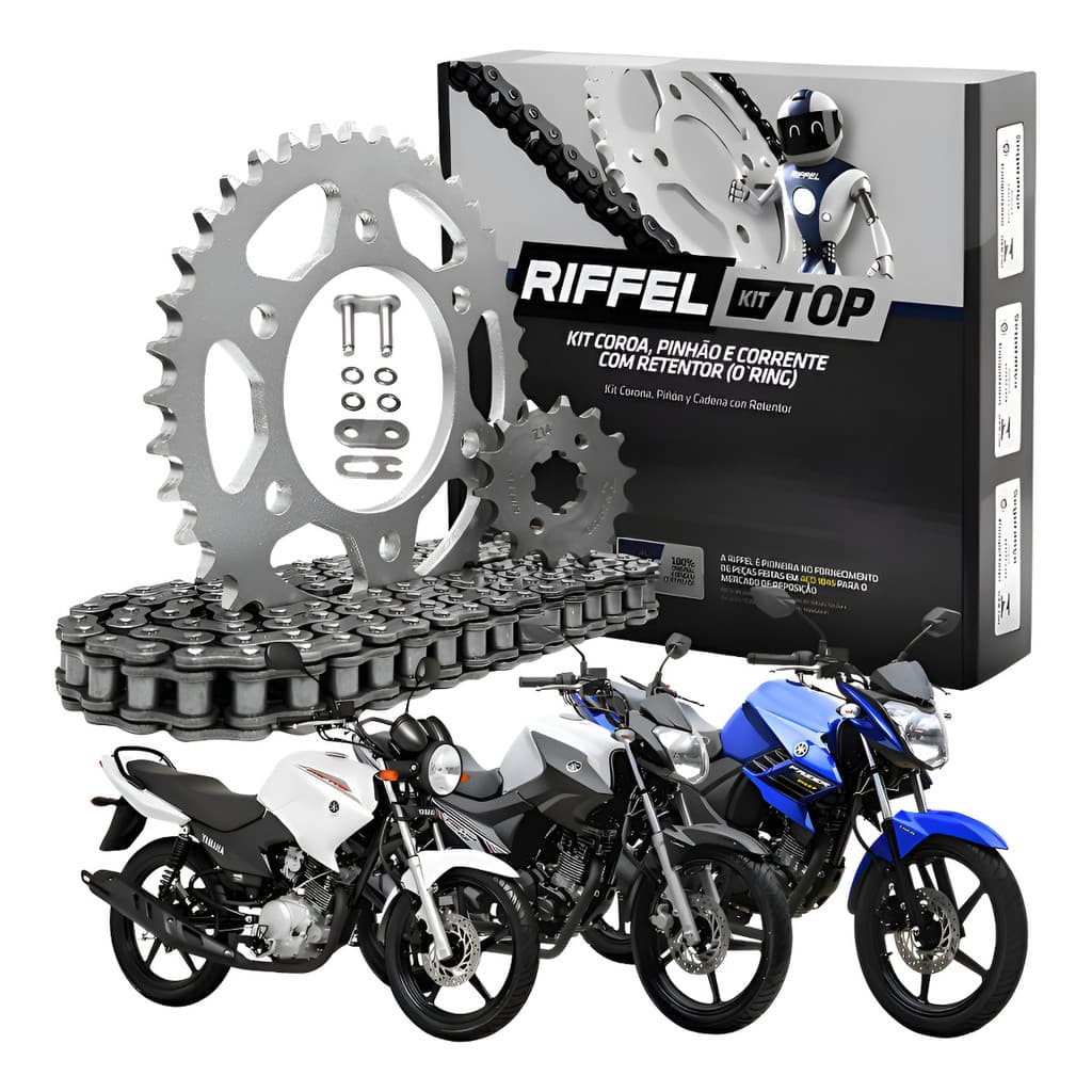 Kit Relação Transmissão C/Retentor FACTOR 150 2016-2024 Riffel 91257
