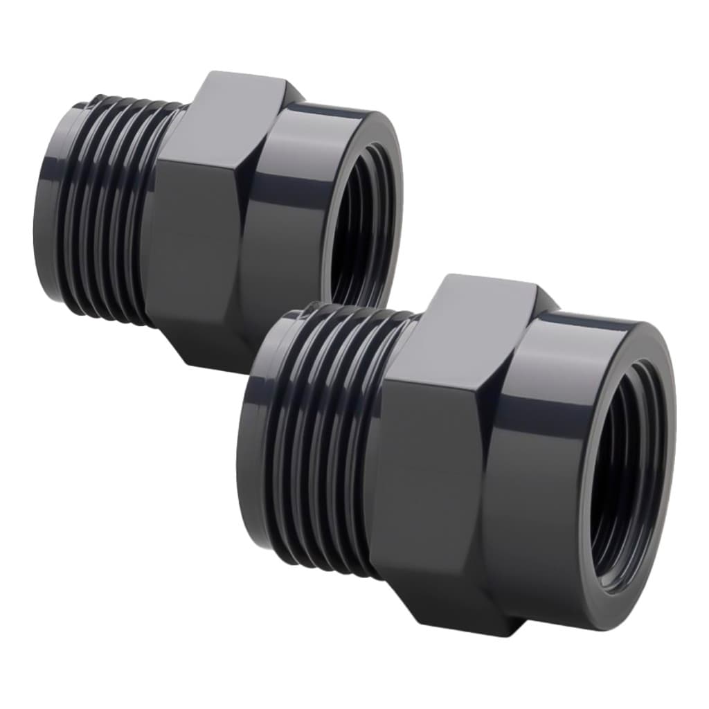 Kit 2 Luvas Conexão De Redução Em Pvc-u Mxf - 3/8'' X 1/4''