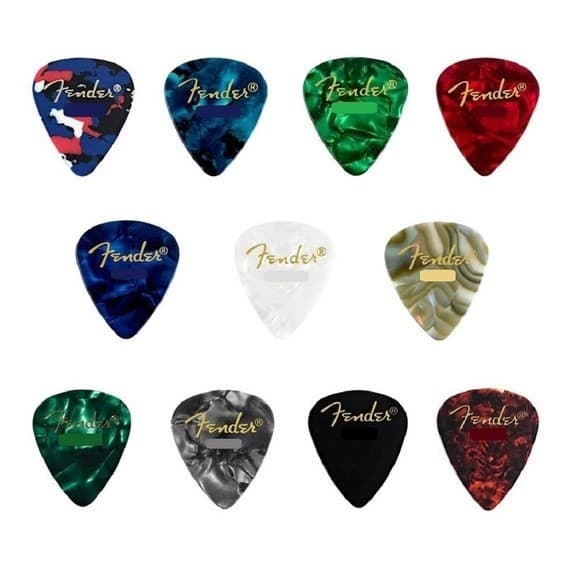 Kit Com 4 Palhetas Para Guitarra Violão Vários Milímetros