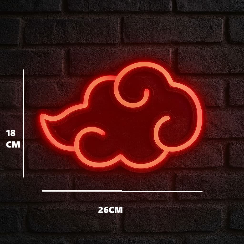 Letreiro Neon AKATSUKI Base Impressão 3D Bivolt