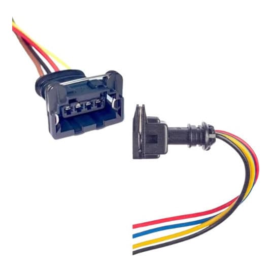 KIT 2un Plug Conector Chicote Farol Vectra 2000  Farol Duplo