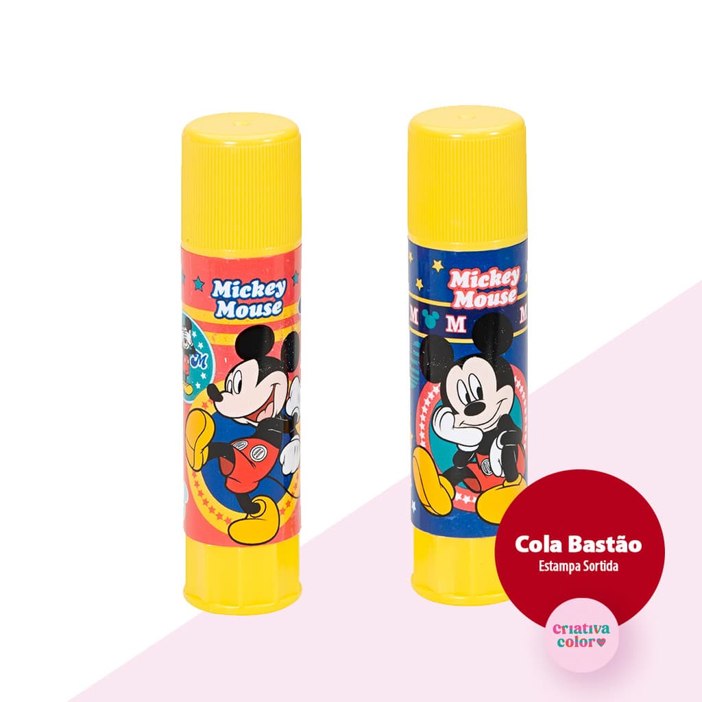 Cola em Bastao Mickey Mouse 9G Molin - Envio Sortido (Unid)