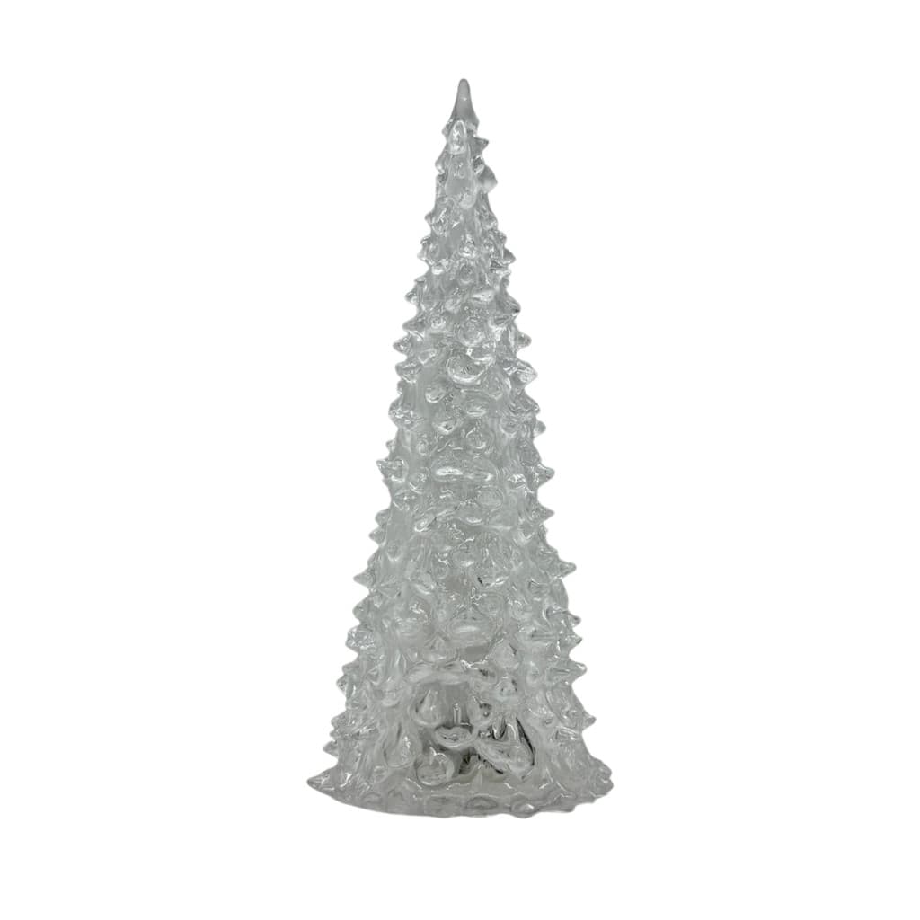 ARVORE DE NATAL ACRÍLICO COM LUZ 12CM
