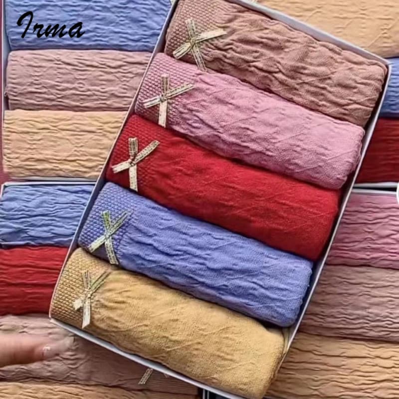 Cuecas Femininas de Modal com Cintura Média Antibacteriana Sem Costura