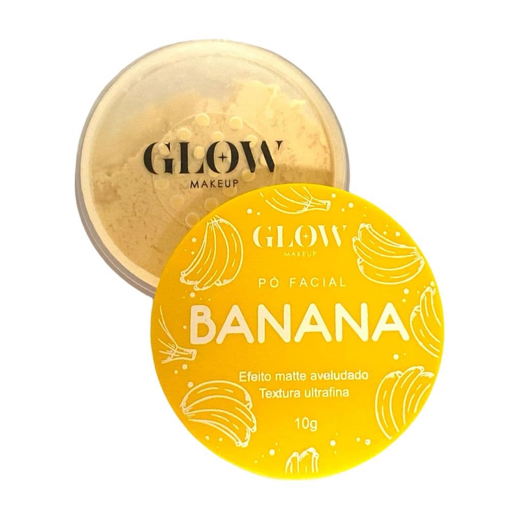 Pó Solto Banana Powder Ultra Fino Efeito Matte Glow Makeup