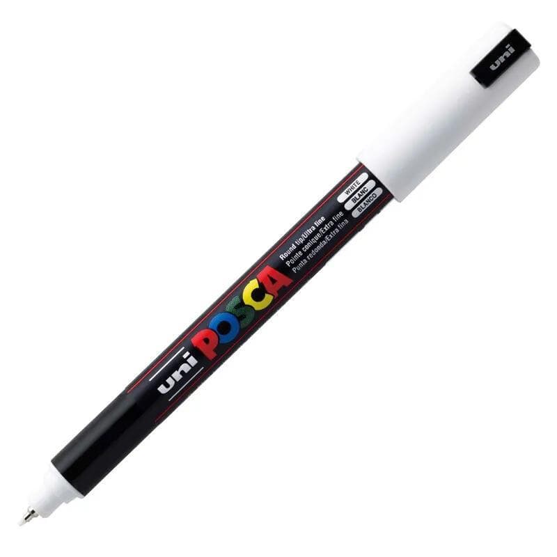 Caneta Uni Ball Posca Pc-1Mr Branca