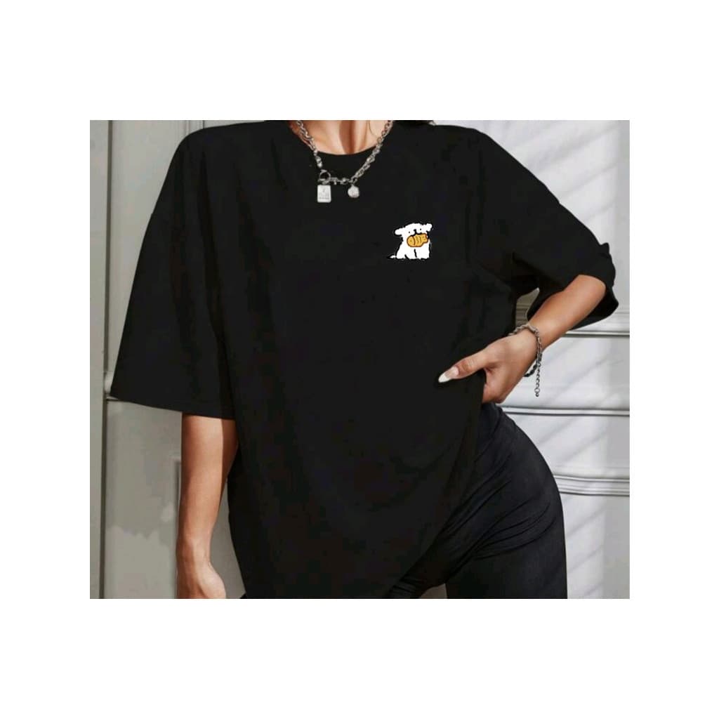 Camiseta Feminina 100% Algodão CACHORRO ANIMADO Engraçadao Lançamento 2025 Envio Imediato