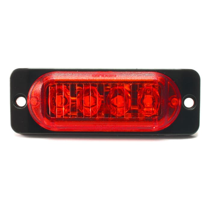Lanterna Led Vermelho Caminhão Baú Carro Moto 12v 24v