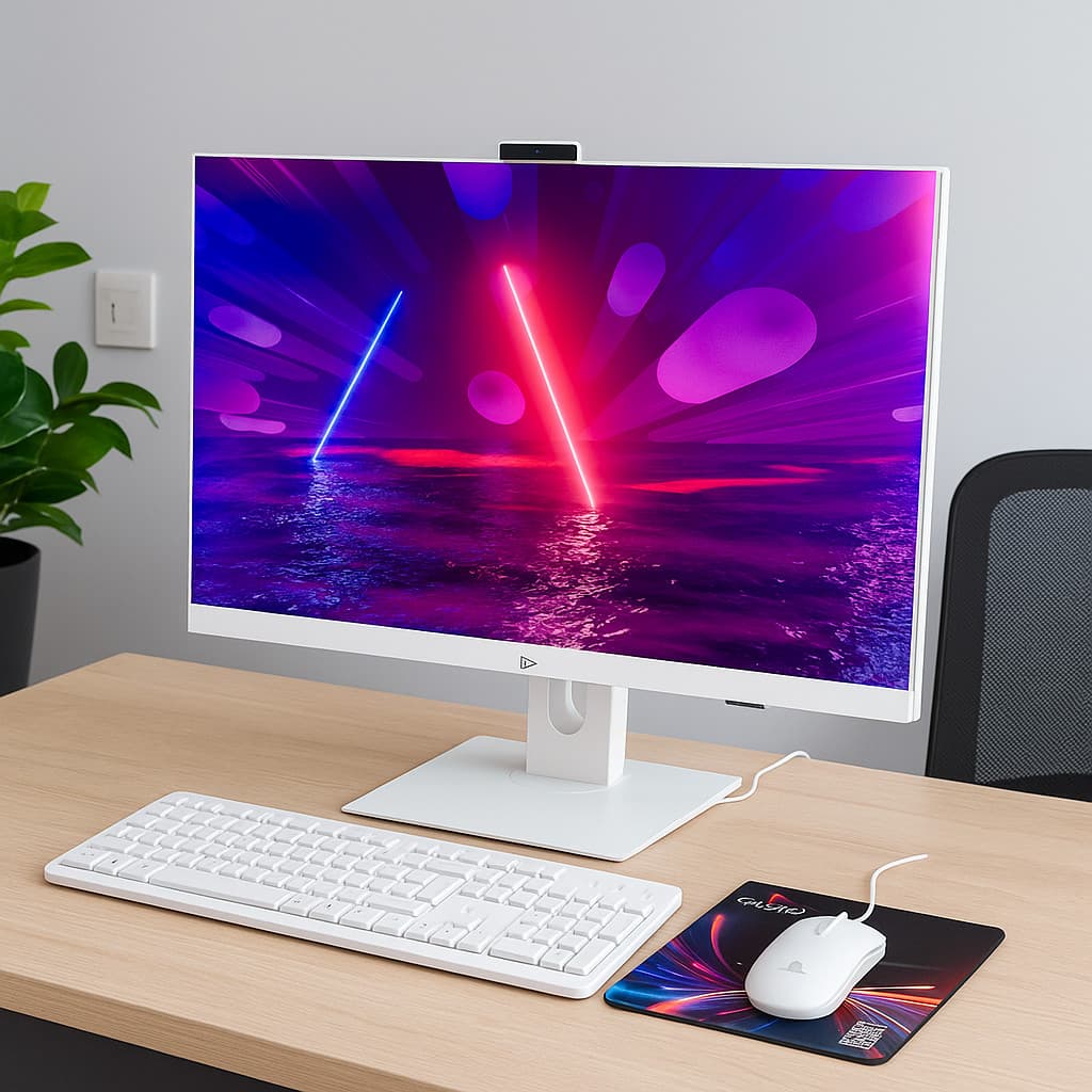 PC All in One Maximus 23.8" Intel Core i5 i7 16GB SSD 256GB Full HD com Webcam e Wi-Fi Bluetooth HDMI USB