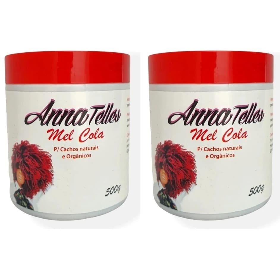 kit 2 unidades Mel Cola P/ Cachos Naturais E Orgânicos Anna Telles
