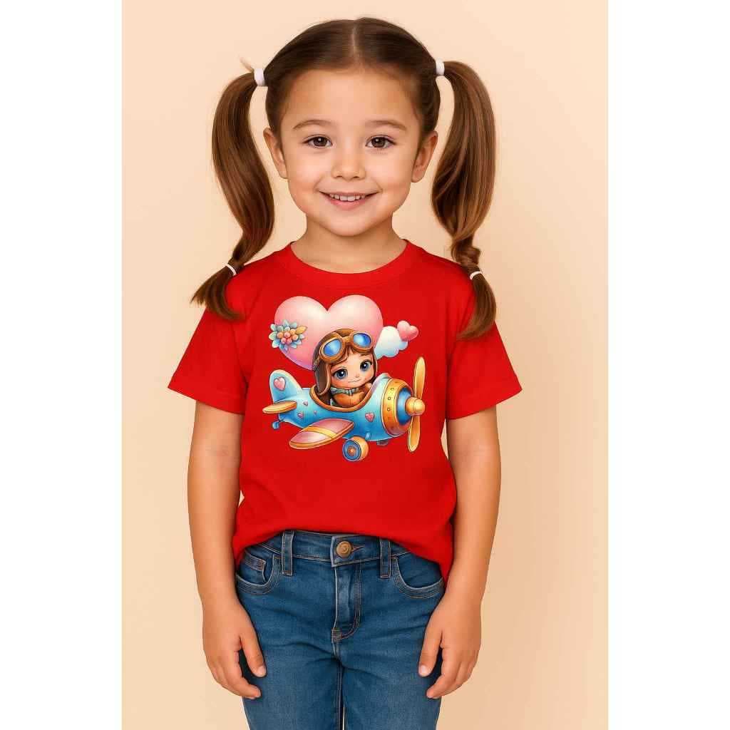 Camiseta Infantil Ursinho Aviador – Aventura e Estilo nas Alturas