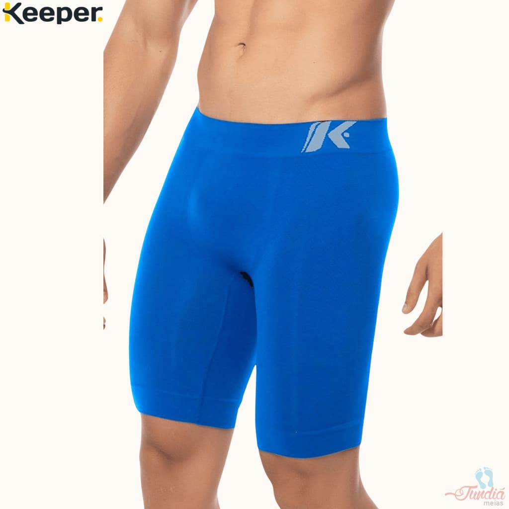 Bermuda Térmica Microfibra Sem Costura Keeper Masculina Academia Fitness