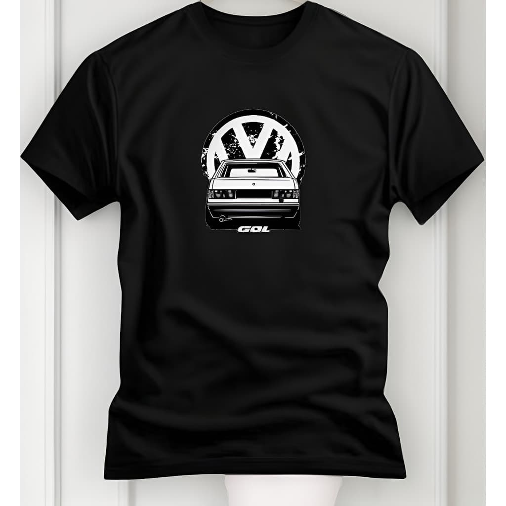 Camiseta Masculina Básica, Gol Quadrado 100% Algodão Sflipp