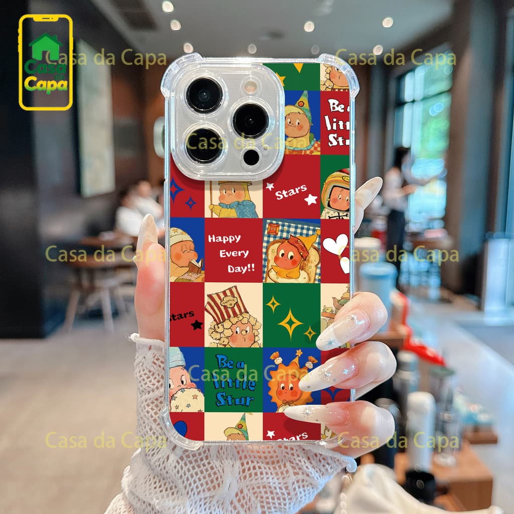 Capinha iPhone 17 16 15 14 13 12 11 Capinha Redmi 14 13C 12 A5 NOTE13 Capinha MOTO EDGE60 G54 G52 G85 G86 DLTMFS018