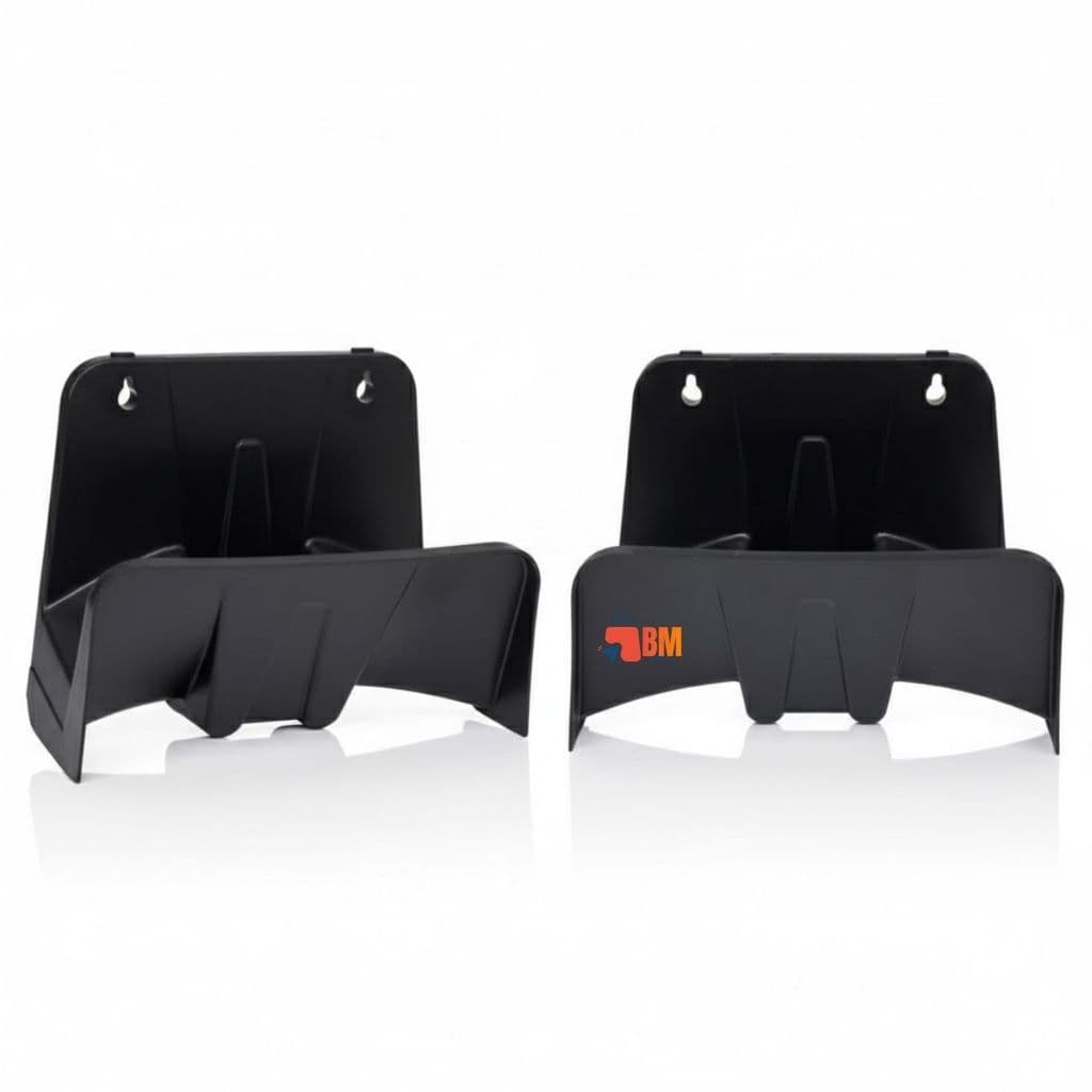 Kit 2 Suportes para Mangueira – Enrolador de Parede Preto