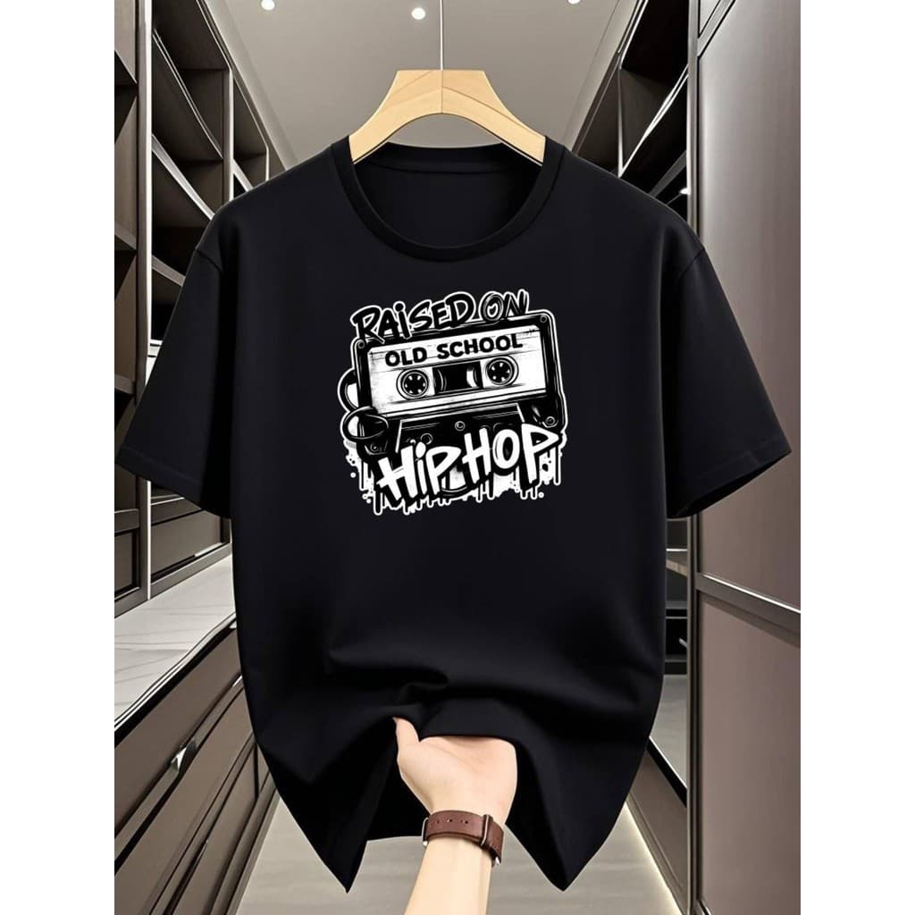 Linda Camiseta Tshirt Camiseta Masculina Hip Hop Anos 90 Cassete Básica Oversized 100% Algodão Confecção Própria blusa P