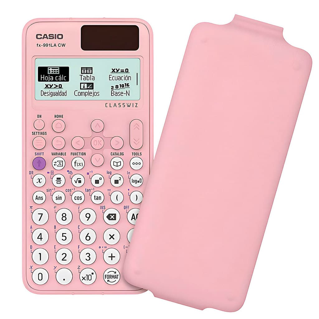 Calculadora Cientifica FX 991 LACW + 500 Funções Cor:Rosa