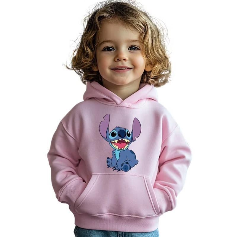 Moletom Blusa de Frio Infantil Flanelado Canguru Quentinha Com Capuz e Bolso Moleton