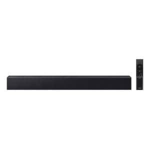 Soundbar Samsung HW-B400F, com 2.0 canais, Bluetooth, Subwoofer integrado e HDMI ARC
