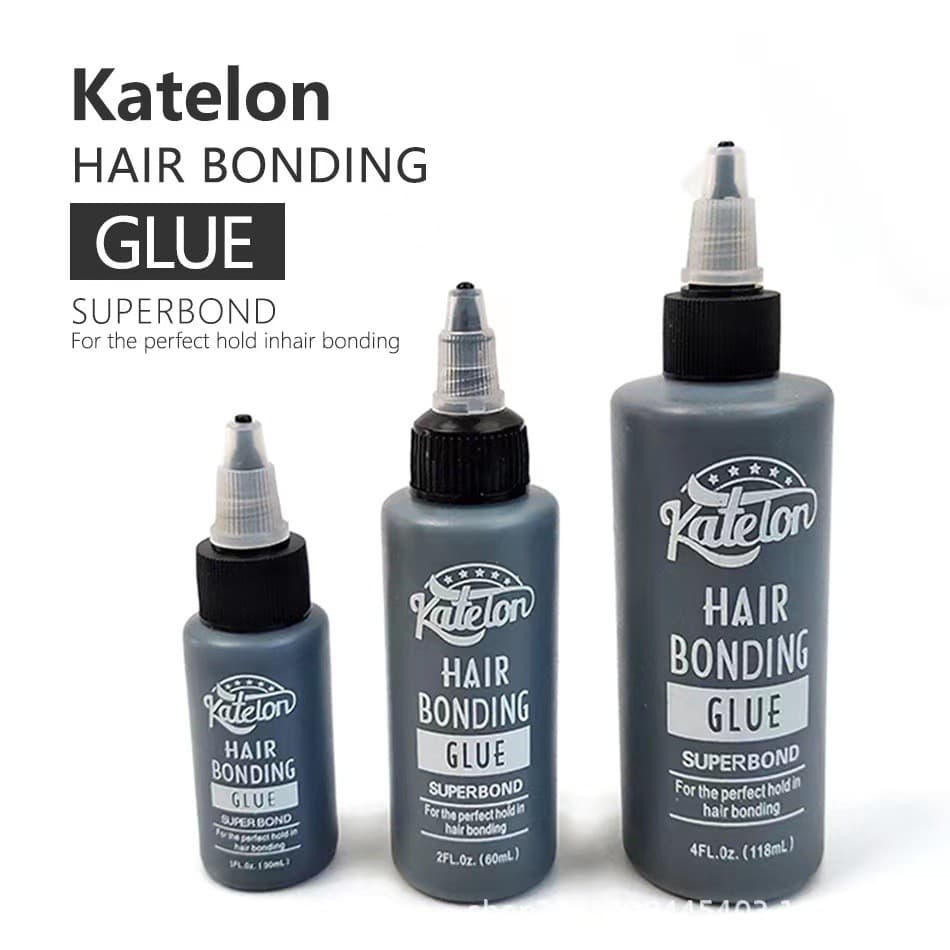 Cola para peruca Katelon, cola ecológica para apliques, cola para cílios postiços, cola para acessórios de peruca 30ml