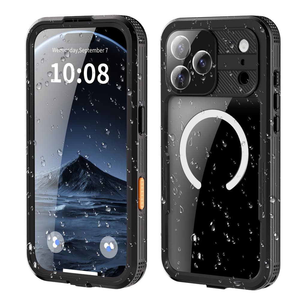 IP68 À Prova D'água Para 17 Pro Max Air Phone Case Carregamento Sem Fio De Queda Capa De Proteção De Corpo Inteiro 16