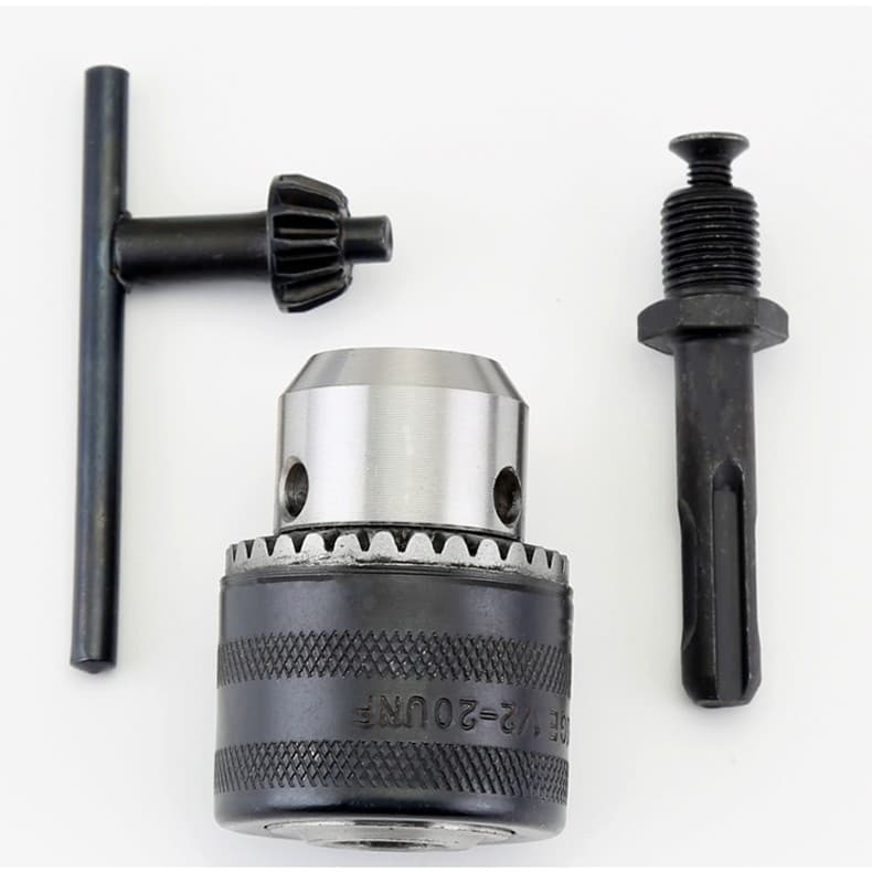 Kit 3 PCS Adaptadores Mandril e Furadeira de Impacto Adaptador SDS Plus Martelete