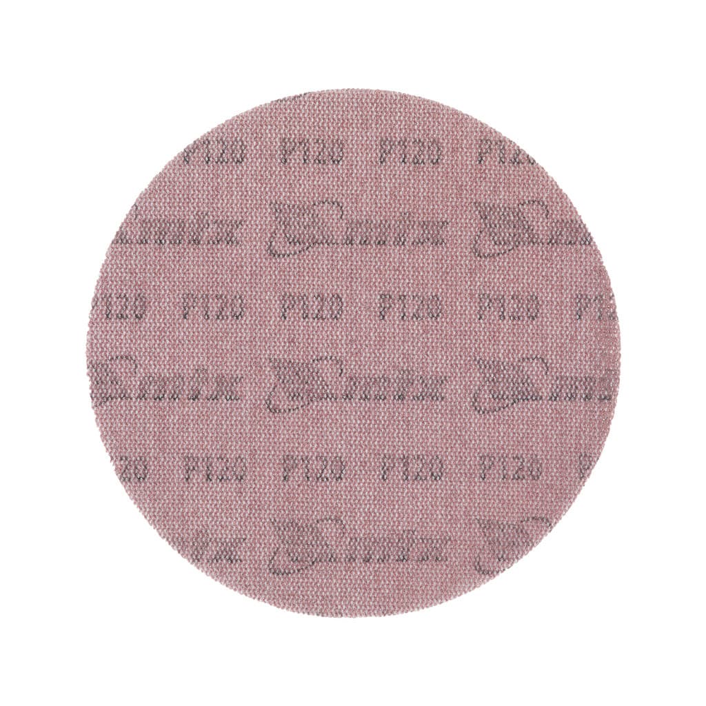 DISCO DE LIXA TELADO COM VELCRO GRAO 120, 5PCS // MTX