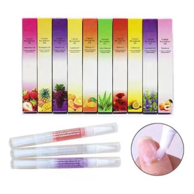 kit 12 caneta óleo revitalizador hidratante cutícula unhas