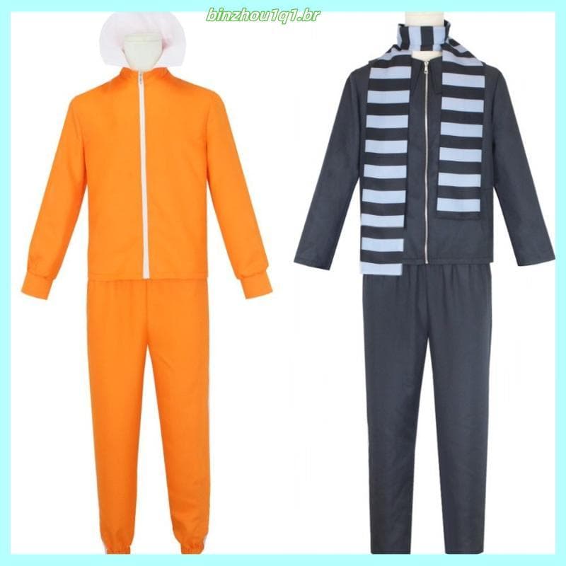 Filme Minions Meu Malvado Favorito Victor Gru cos traje Festa De Halloween Show fantasia cosplay