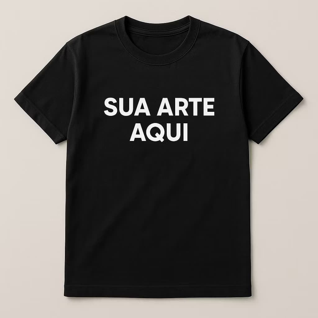Camiseta Personalizada Com Sua Logo Ou Estampa Preferida 100% Algodão Uniforme Empresa