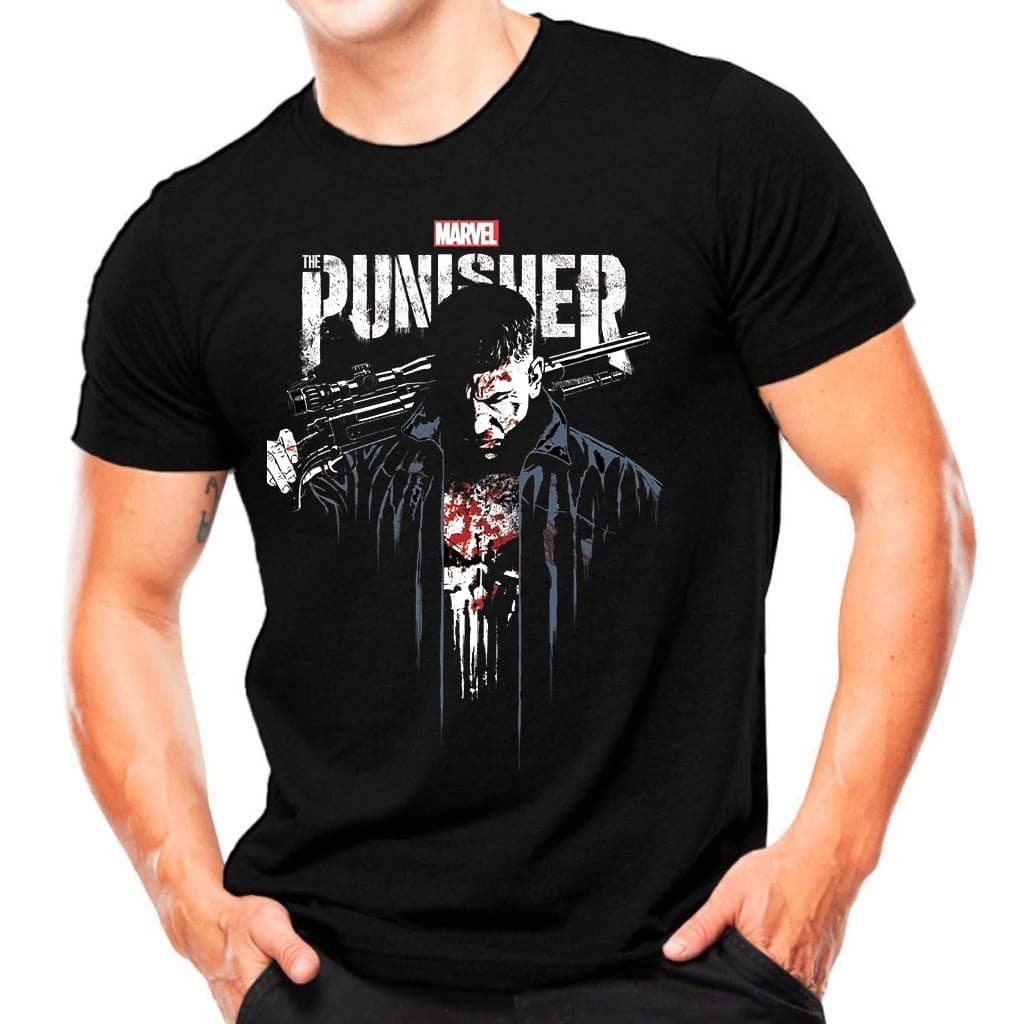 Camiseta Personalizada Série The Punisher Jusiceiro