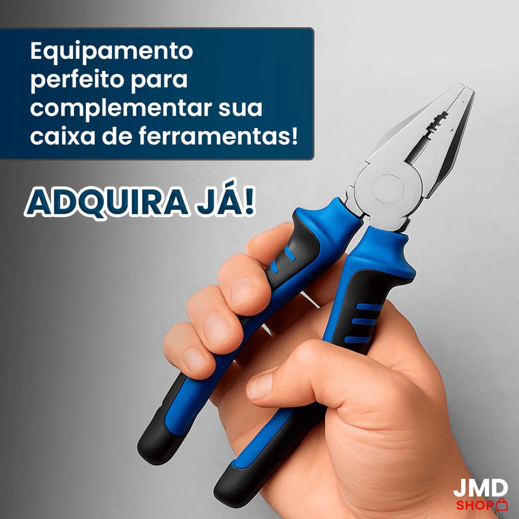 Alicate Universal 8" Ferramenta Profissional Reparos e Corte