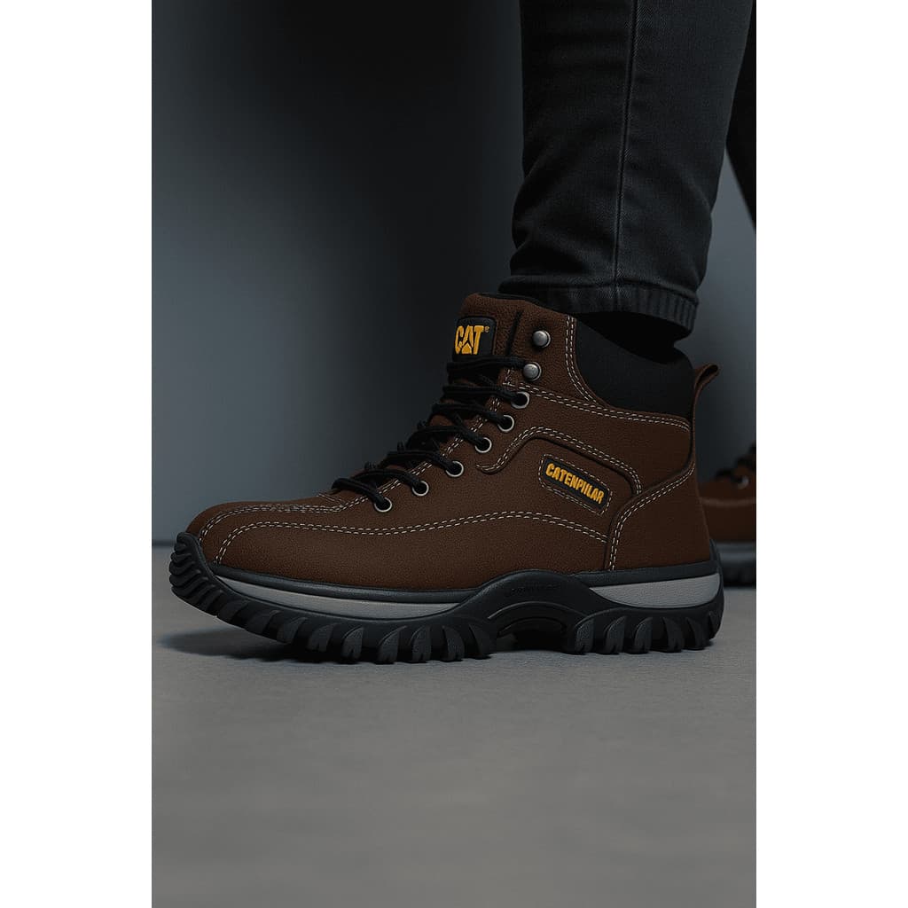 Coturno Masculino Adventure Caterpillar Bota para Trabalho Dia a Dia