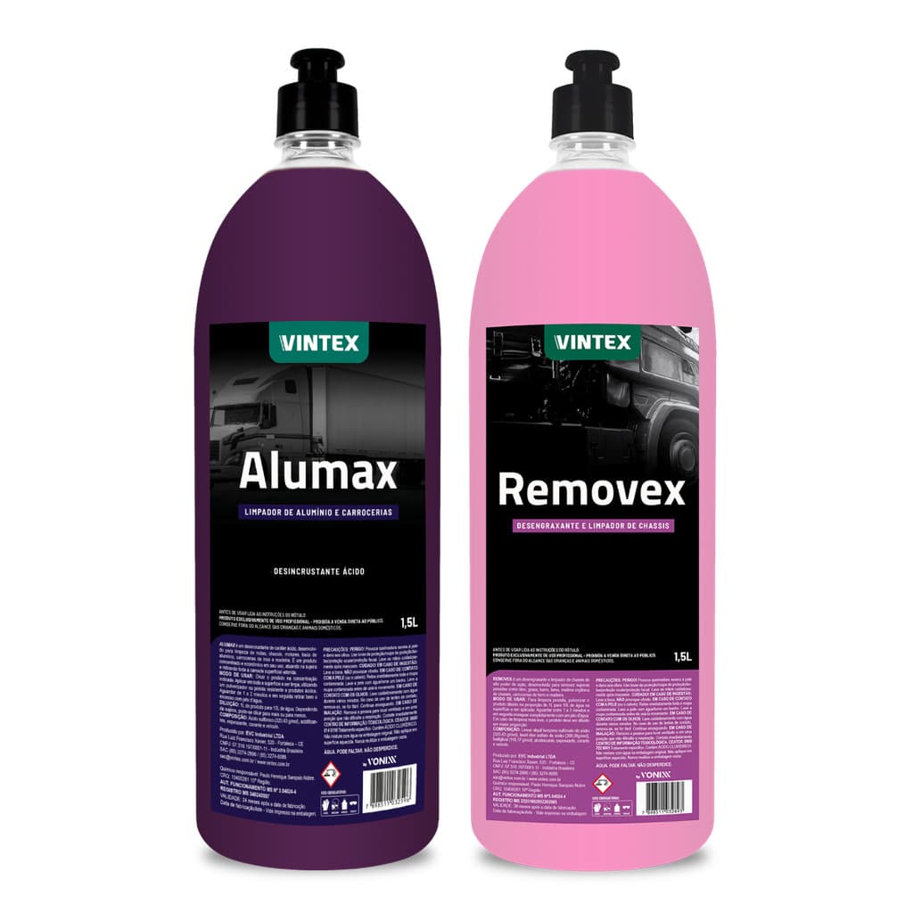 Alumax + Removex 1,5L Limpeza Pesada Desengraxante - Vintex