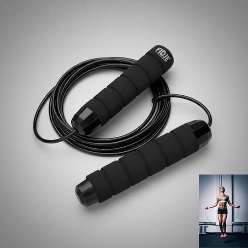 Corda De Pular Crossfit Rope Profissional Fitness 3 Metros Treino Funcional