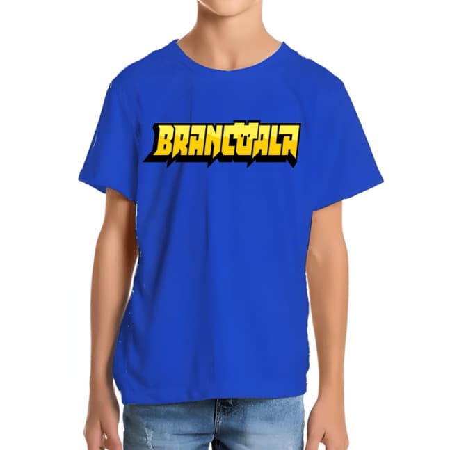 Camiseta Infantil Unissex Brancoala YouTube Familia Papai Style Roblox