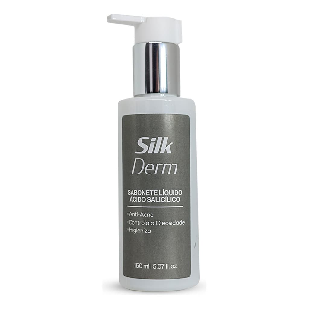 Sabonete Líquido Ácido Salicílico Anti Acne 150ml Silkderm