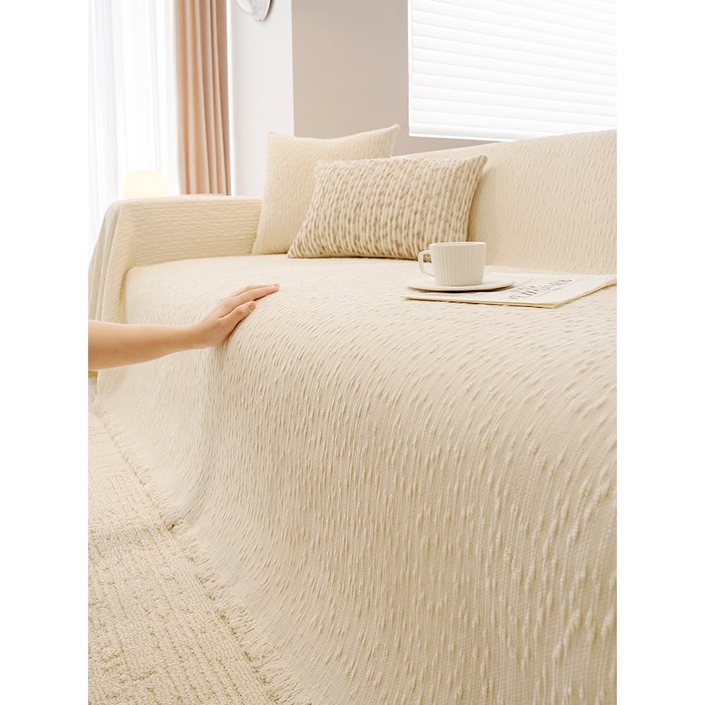 2026 novo estilo estilo creme capa de sofá pano outono inverno estilo sofá toalha Anti-gato arranhar um sofá inteiro cap