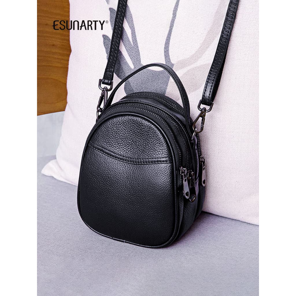 Bolsa mensageiro pequena feminina 2026 novo estilo de couro genuíno bolsa feminina bolsa de ombro portátil feminina bols