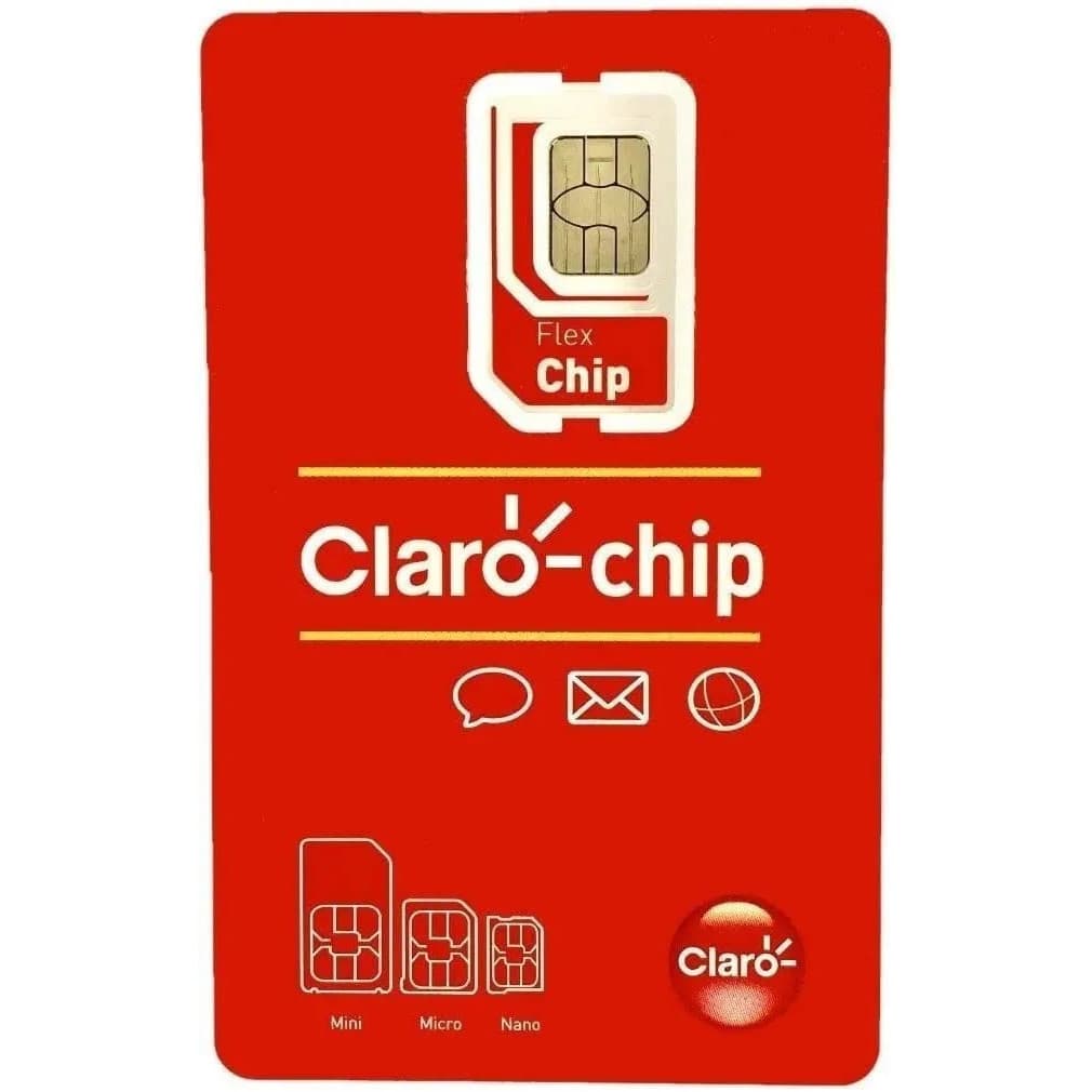 Chip Operadora Claro Gsm  4g Triplo 3 Corte