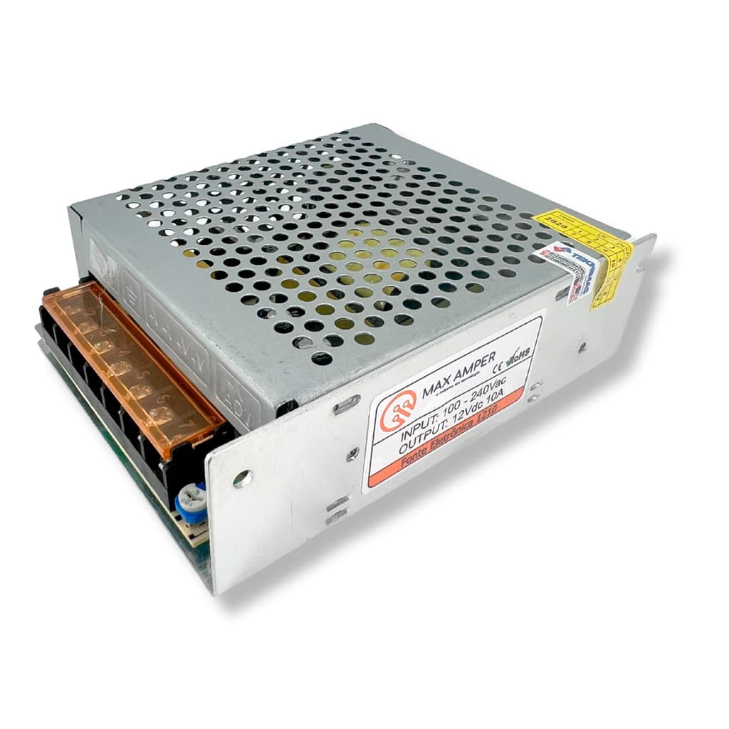 Fonte Chaveada Estabilizada 110/220 Saída 12vdc 10a 120w