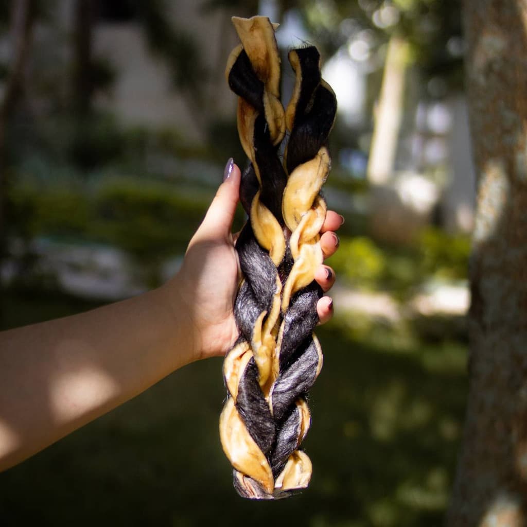 Pele Mordedor Para Cães Natural Pet Sticko Bufalo Resistente Luv 1un