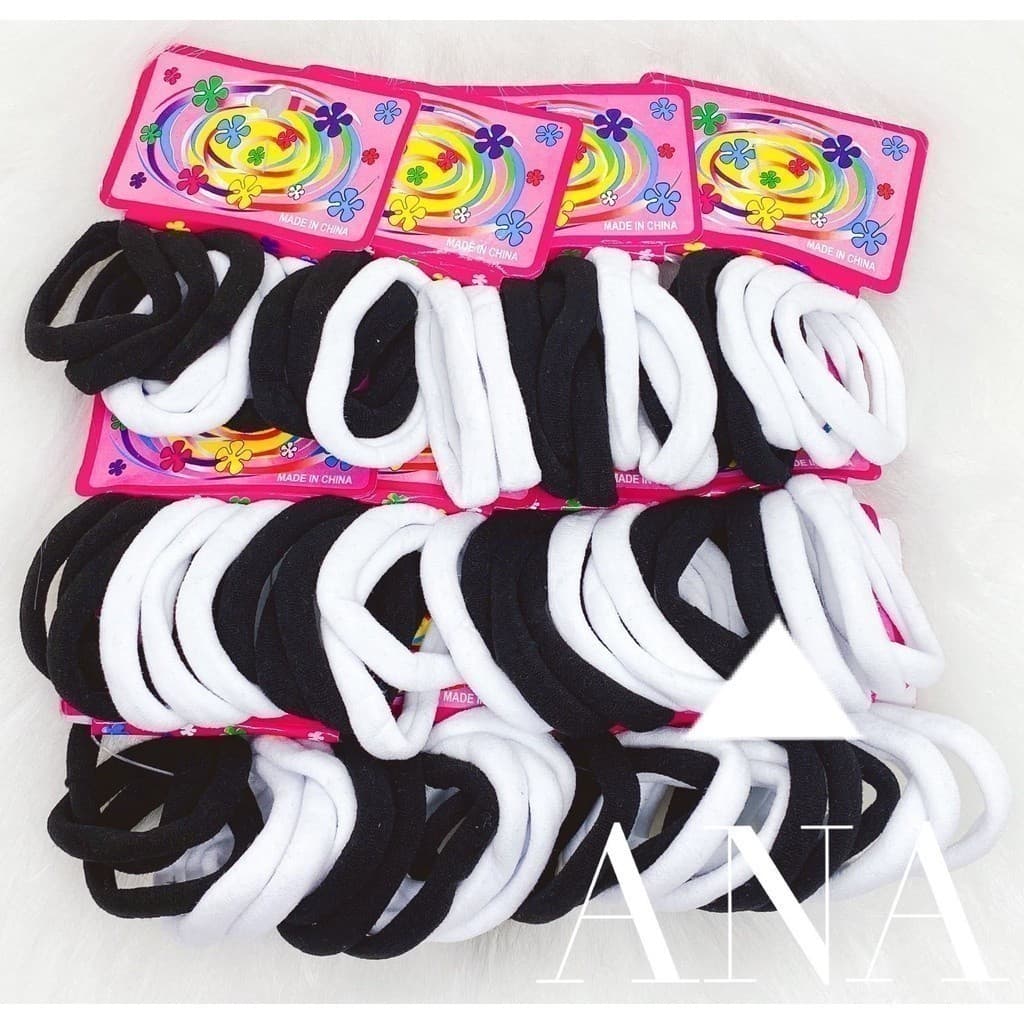 Médio Xuxinha para cabelo  de Meia 72 unidades / Chuchinha atacado e varejo / Rabico e elástico para cabelo Scrunchie